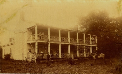 The McAnany family home, "The Groves," circa 1882.